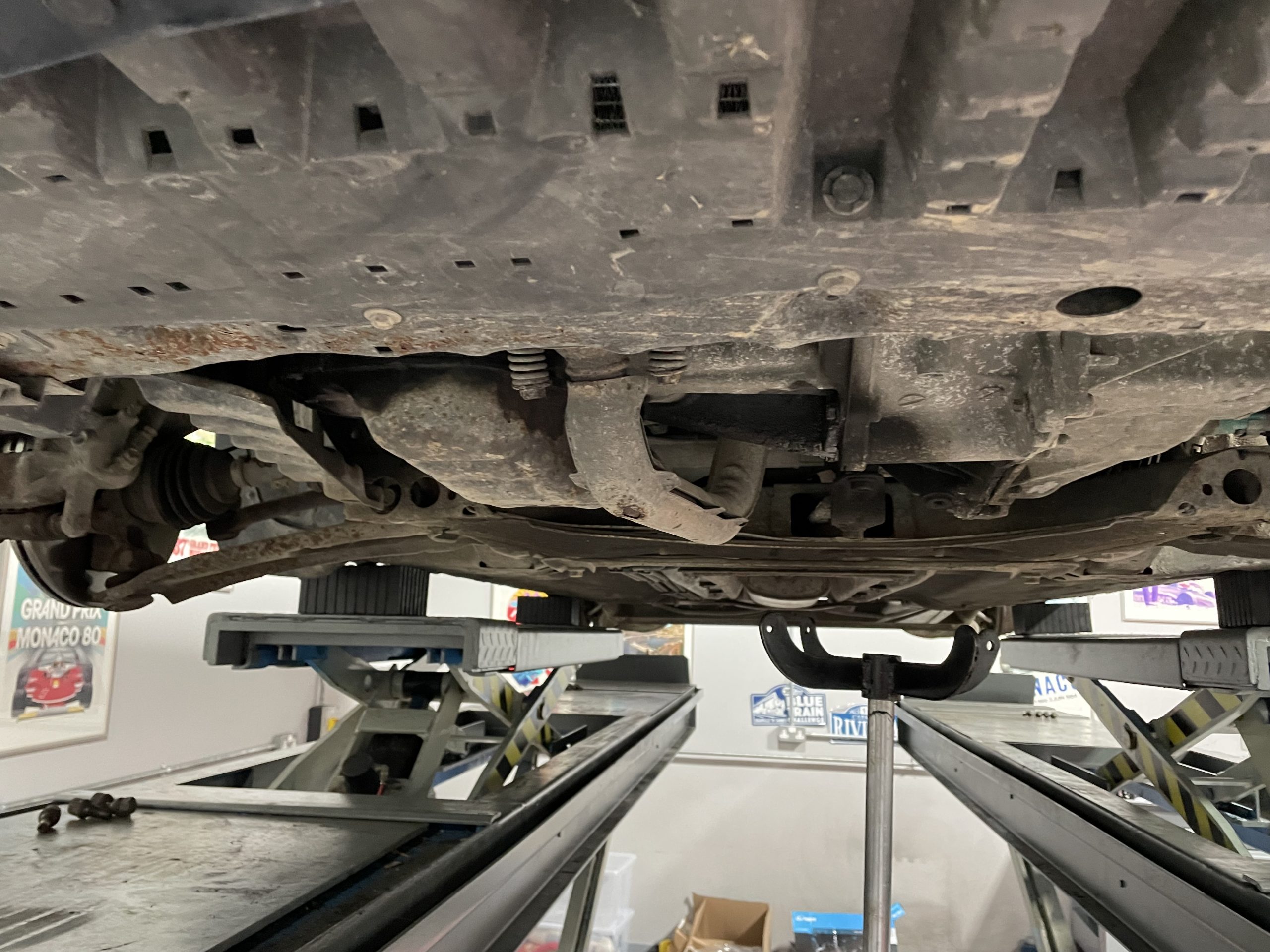 Low exhaust & vulnerable sump