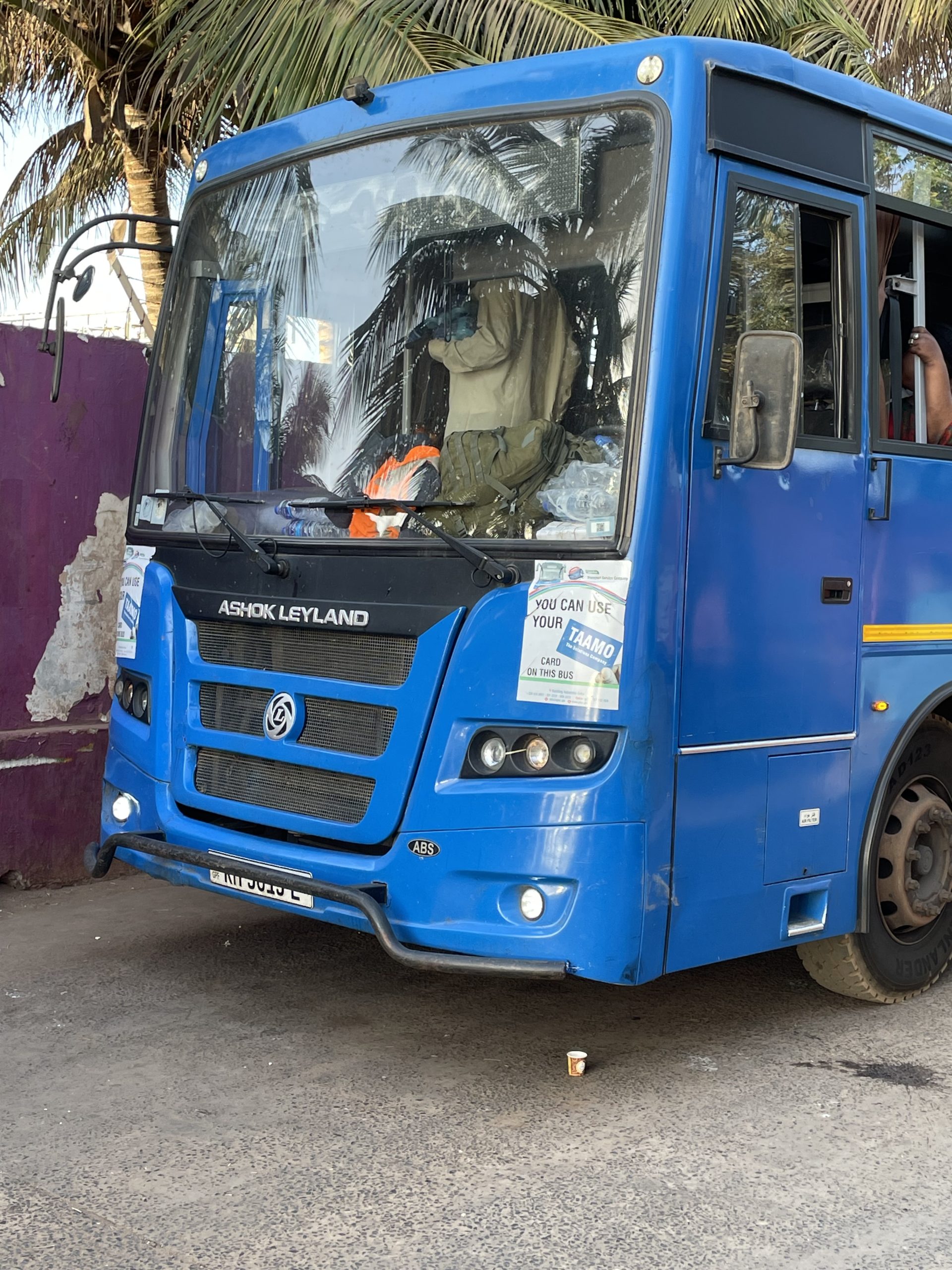 Old Leyland bus with updated body