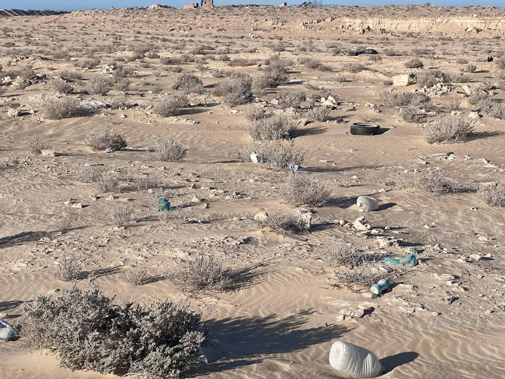 No man's land - apparently mined!