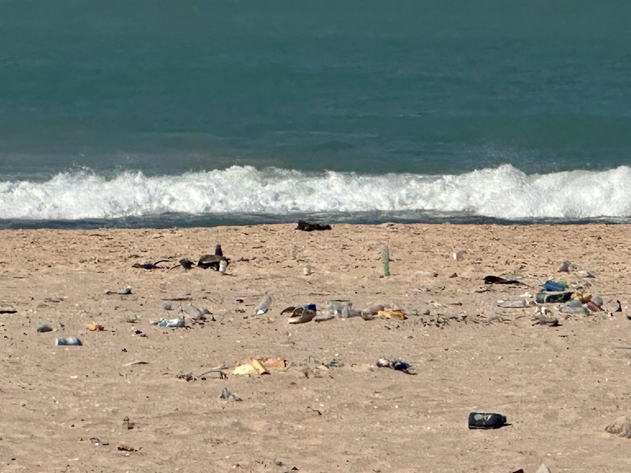 The beach near the fish market