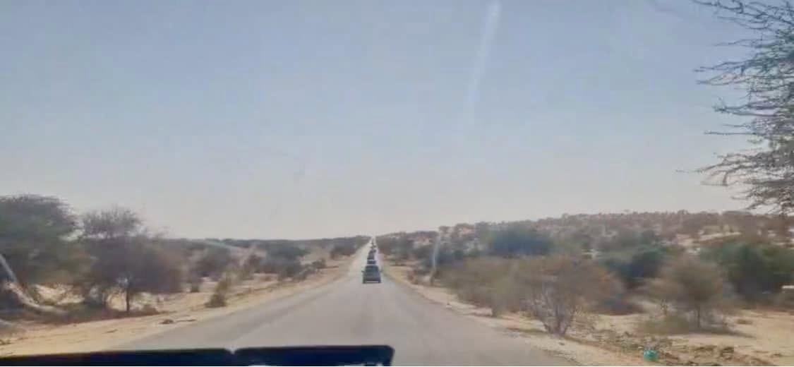 The road south towards Senegal