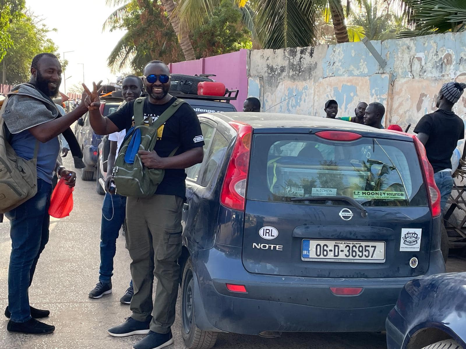 Friendly locals, Barra ferry