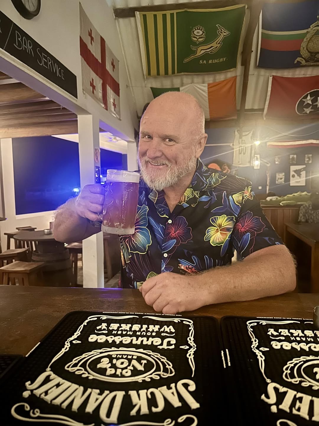 Kev in Dakar - Cheers