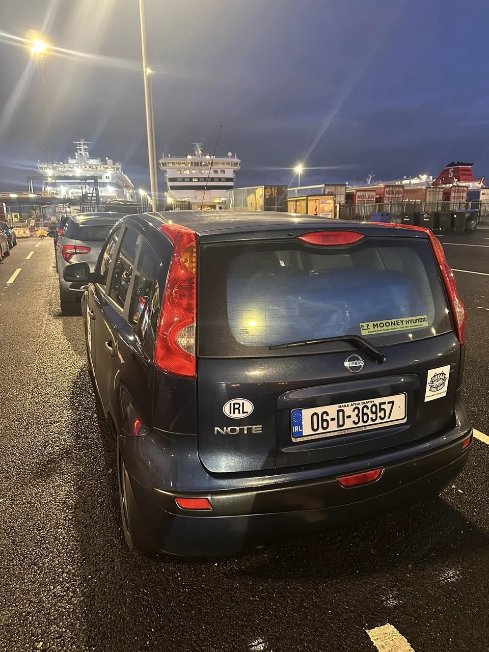 Waiting at Rosslare Harbour