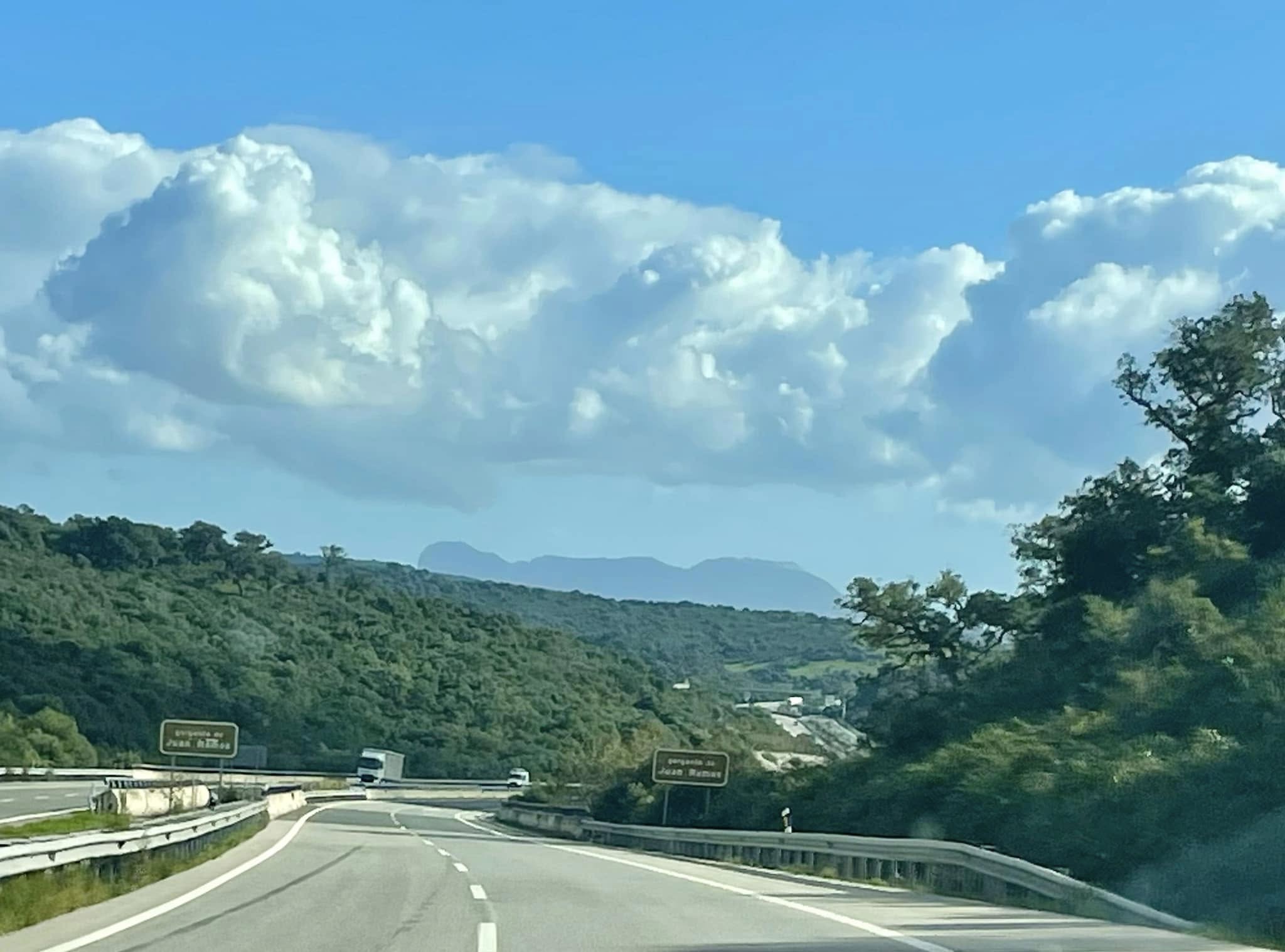 First view of Gibraltar