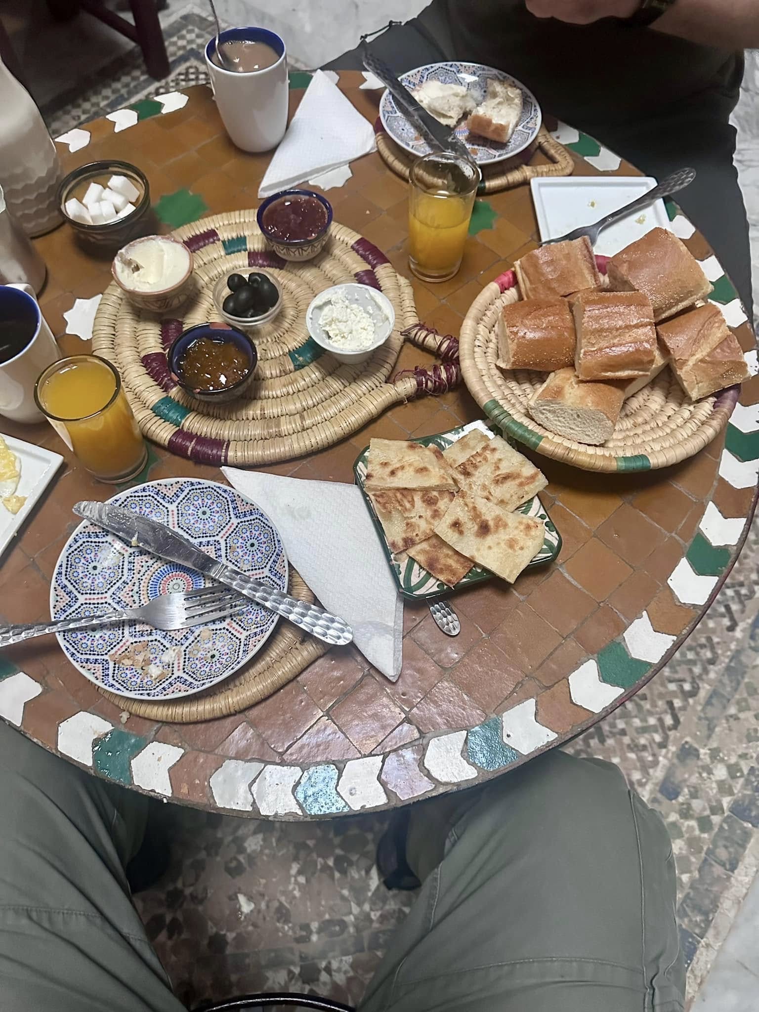 Breakfast, Riad Inspira